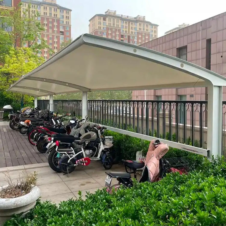 公安县膜结构电动车棚